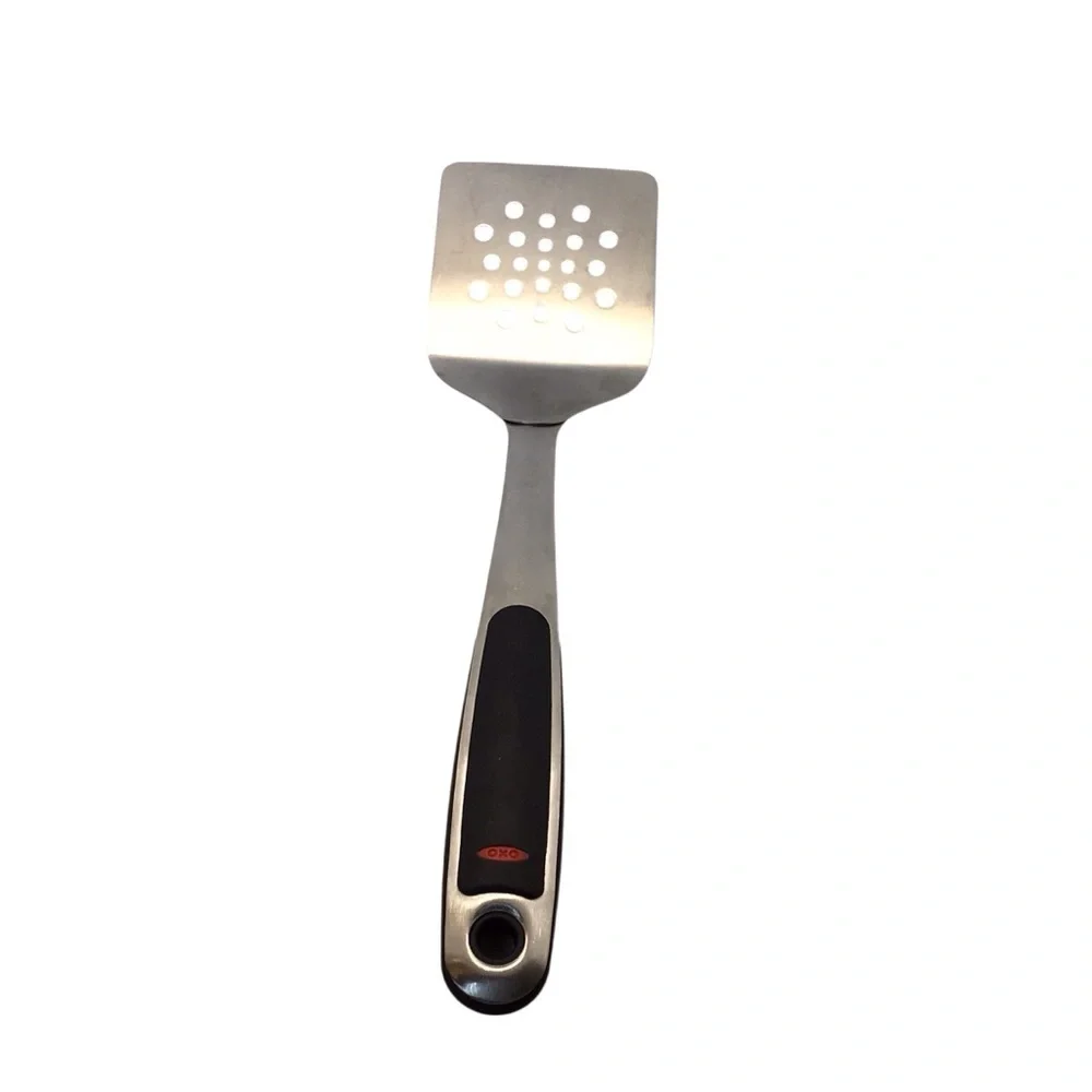 OXO SoftWorks Stainless Steel Slotted Turner Spatula Non-Slip Handle 13”